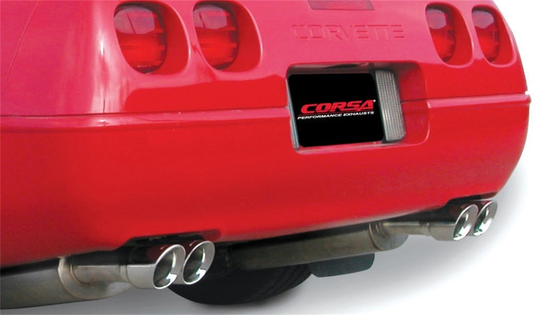 Corsa Performance 90-95 Chevrolet Corvette C4 ZR1 5.7L V8 LT5 Polished Sport Cat-Back