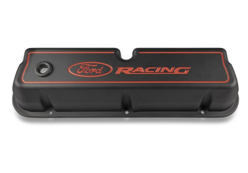 Ford Die Cast Alm Valve Cover Set w/Ford Racing Logo FRD302-003