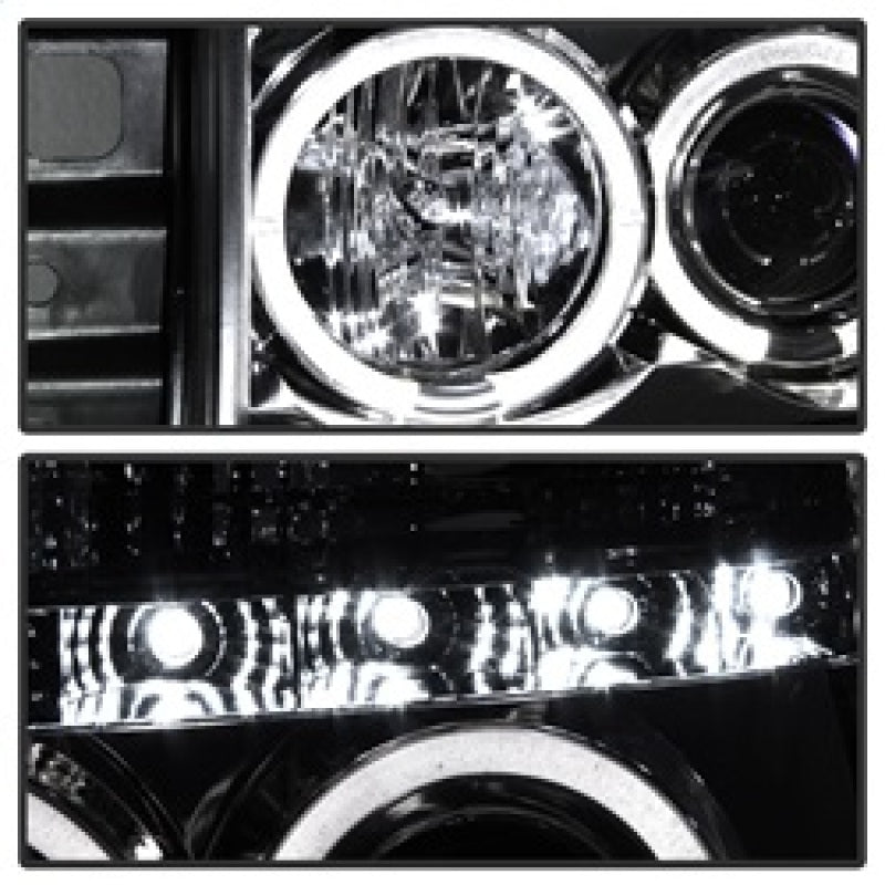 Spyder Nissan Titan 04-14/Armada 04-07 Projector Headlights LED Halo LED Chrm PRO-YD-NTI04-HL-C 5011589