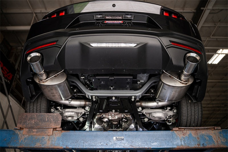 CORSA Performance Corsa 24 Ford Mustang GT Conv. Xtreme Cat-Back Ex. Sys. 3.0in Dual Rear Ex w/4.5in Straight Cut Tips 21271