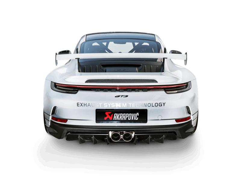 Akrapovic 21-22 Porsche 911 GT3 (992) Slip-On Race Line (Titanium) w/Titanium Tips S-PO/TI/23