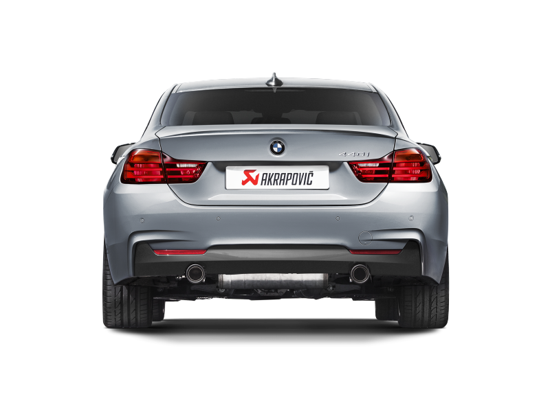 Akrapovic 16-17 BMW 340i (F30 F31) Evolution Line Cat Back (SS) w/ Carbon Tips (Req. Link Pipe) MTP-BM/SS/2H