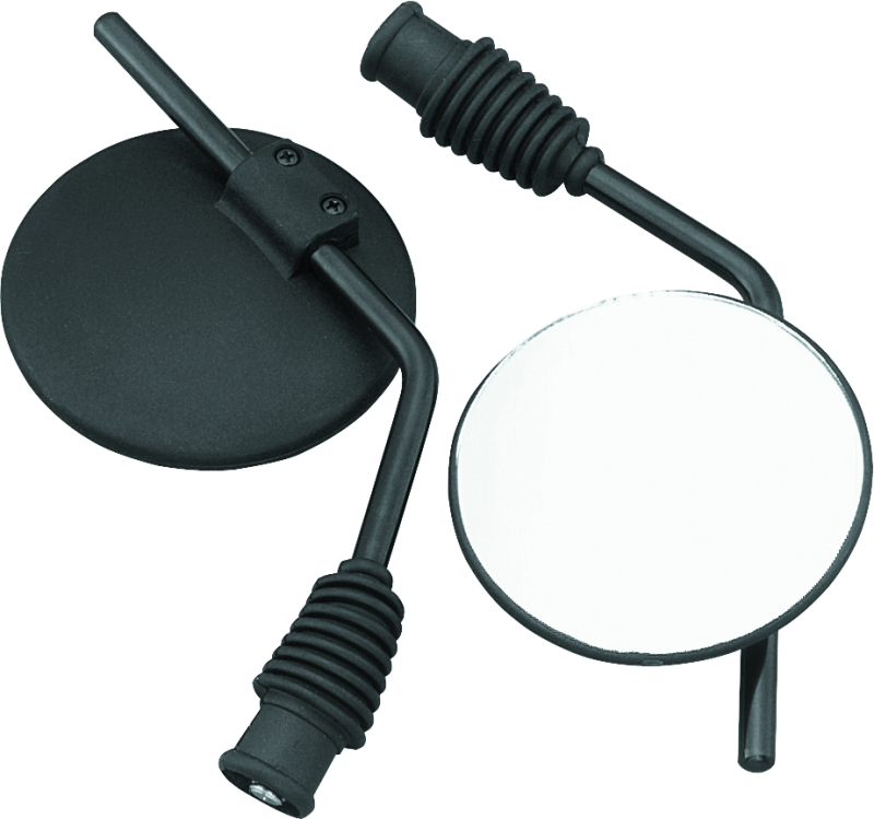 BikeMaster Universal Enduro Mirror 10mm - Each -Black 601117