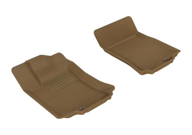 3D MAXpider 2006-2012 Mercedes-Benz R-Class W250 Kagu 1st Row Floormat - Tan L1MB04911502