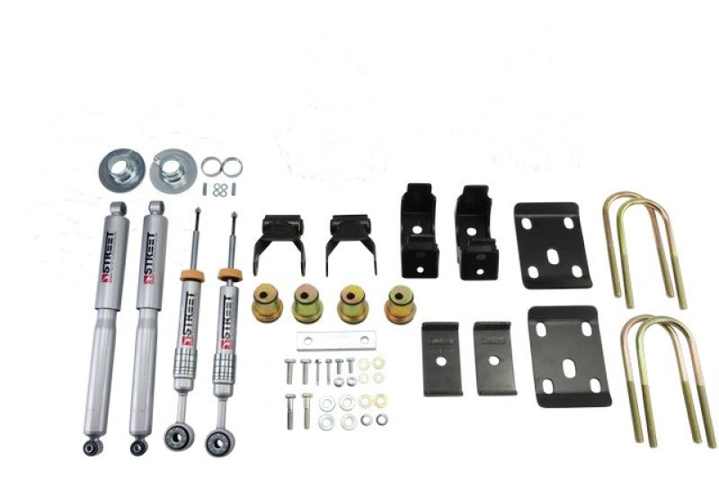 Belltech Lowering Kit 14 Chev/Gm Silverado/Sierra Std Cabs 2WD 0" to -4" Front