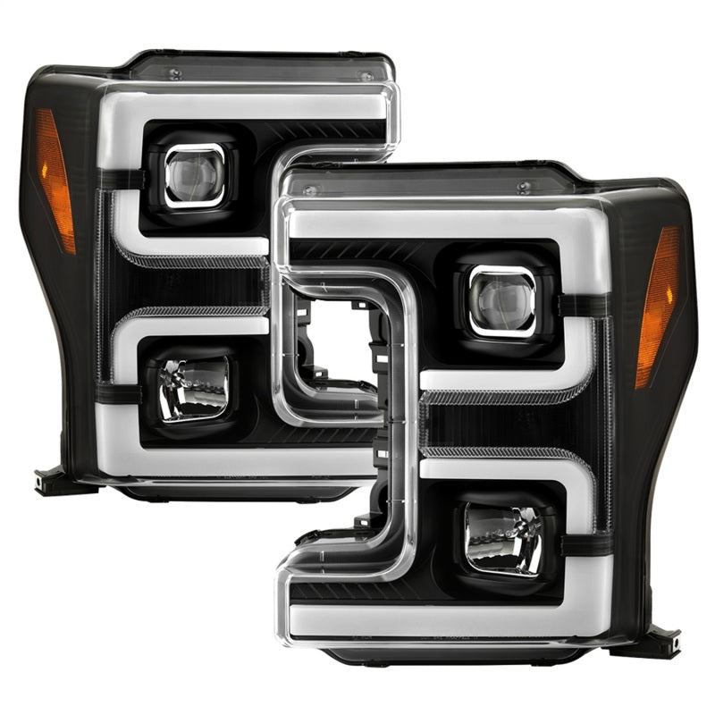 Spyder 17-18 Ford F250/F350/F450 Halogen Model Only -White Light Bar- Black- PRO-YD-FS17HALSI-BK 5087850