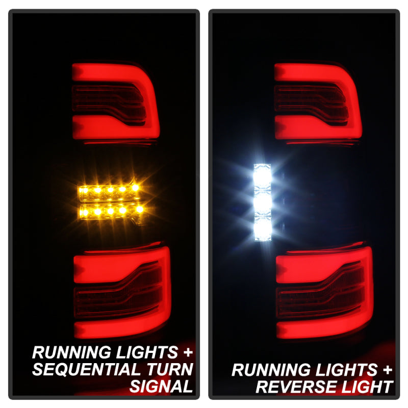 Spyder Dodge Ram 19-20 LED Tail Light Black ALT-YD-DR19HAL-SEQ-BK 5087294