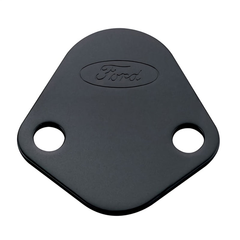 Ford Fuel Pump Block-Off Plate Black w/Ford Logo FRD302-291