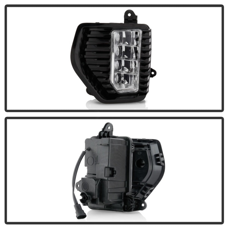 Spyder GMC Sierra 1500 Denali Only 19-20 (Not for 2500/3500) OEM Style Full LED Fog w/ Switch- Clear 5087010