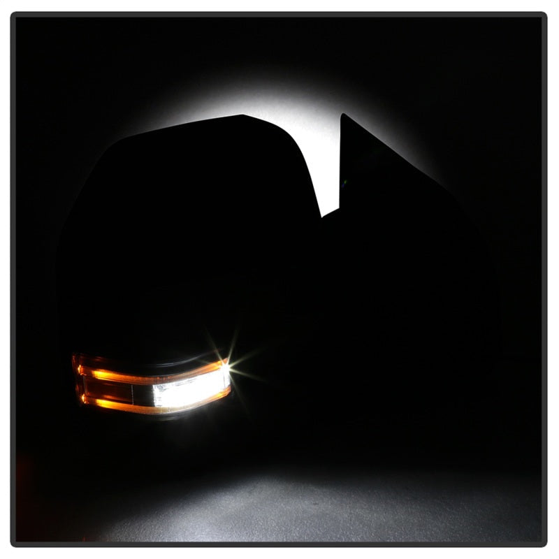 SPYDER xTune 15-17 Ford F-150 Heated LED Telescoping Pwr Mirrors - Smk (Pair) (MIR-FF15015S-G4-PWH-SM-SET) 9943065