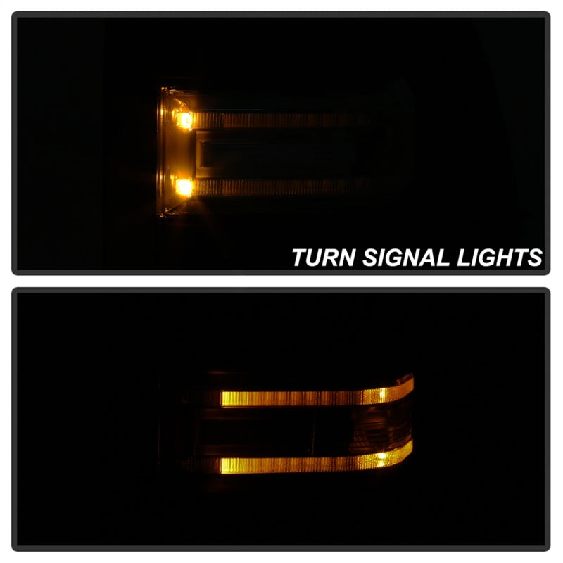 SPYDER xTune 15-17 Ford F-150 Heated LED Telescoping Pwr Mirrors - Smk (Pair) (MIR-FF15015S-G4-PWH-SM-SET) 9943065