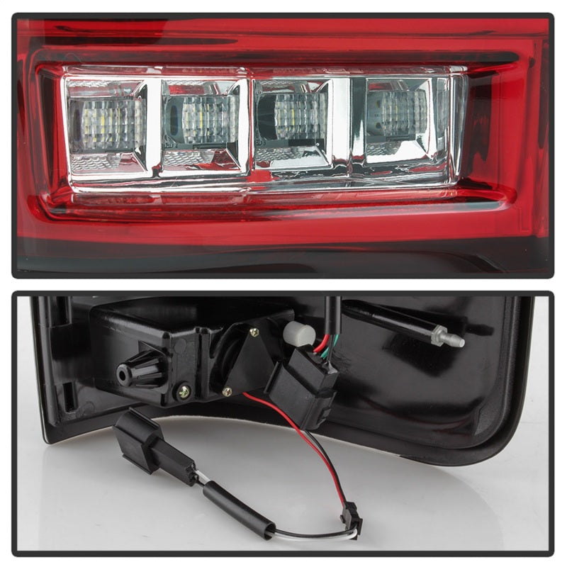 Spyder Ford F150 04-08 Styleside Tail Light V2 - LED - Red Clear ALT-YD-FF15004V2-LBLED-RC 5084194