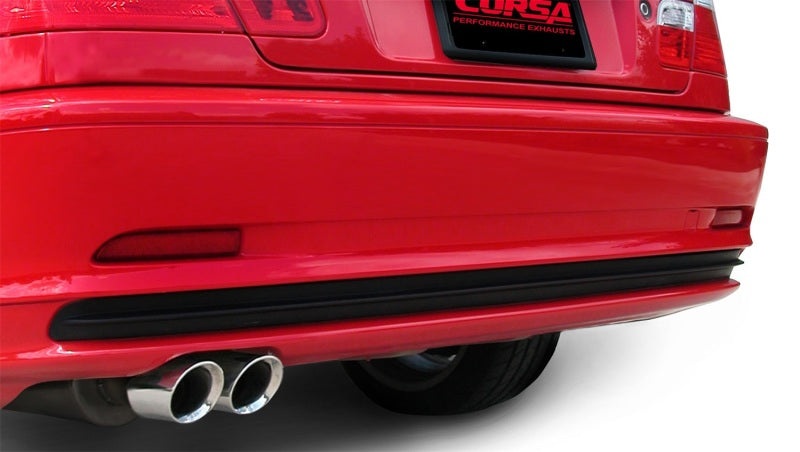 Corsa Performance 01-06 BMW 325i/ci Convertible E46 Polished Sport Axle-Back Exhaust