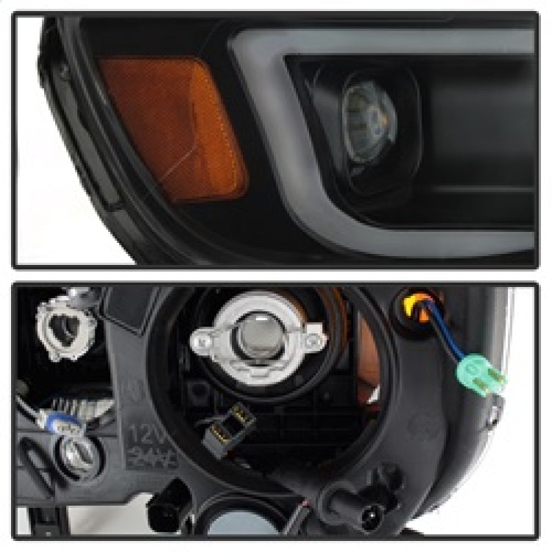 SPYDER xTune Chevy Colorado 15-17 HalogenOnly Projector Headlights - Black Smoked PRO-JH-CCO04-LBDRL-BSM 9039300