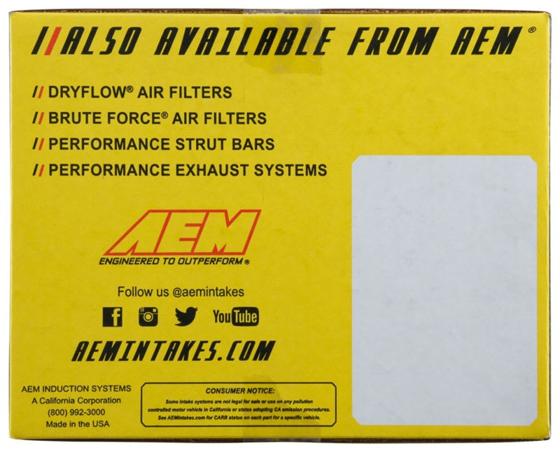AEM Induction AEM C.A.S 18-19 Subaru Forester 2.5L F/I Cold Air Intake System 21-874C