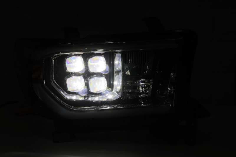 AlphaRex 07-13 Toyota Sequoia (w/Lvl Adj) NOVA LED Proj Headlights Plank Alpha Blk w/Seq Signal/RDL 880747 *Discontinued