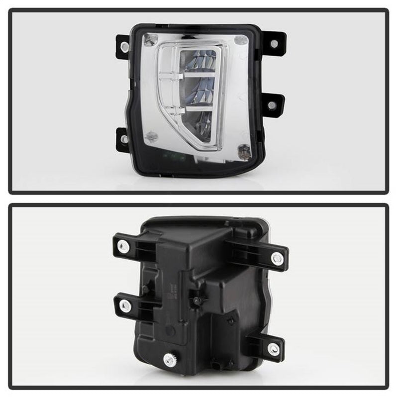 Spyder 16-18 Chevy Silverado 1500 OEM Style Full LED Fog Light w/Switch - Clear (FL-CSIL16-LED-C) 9043215