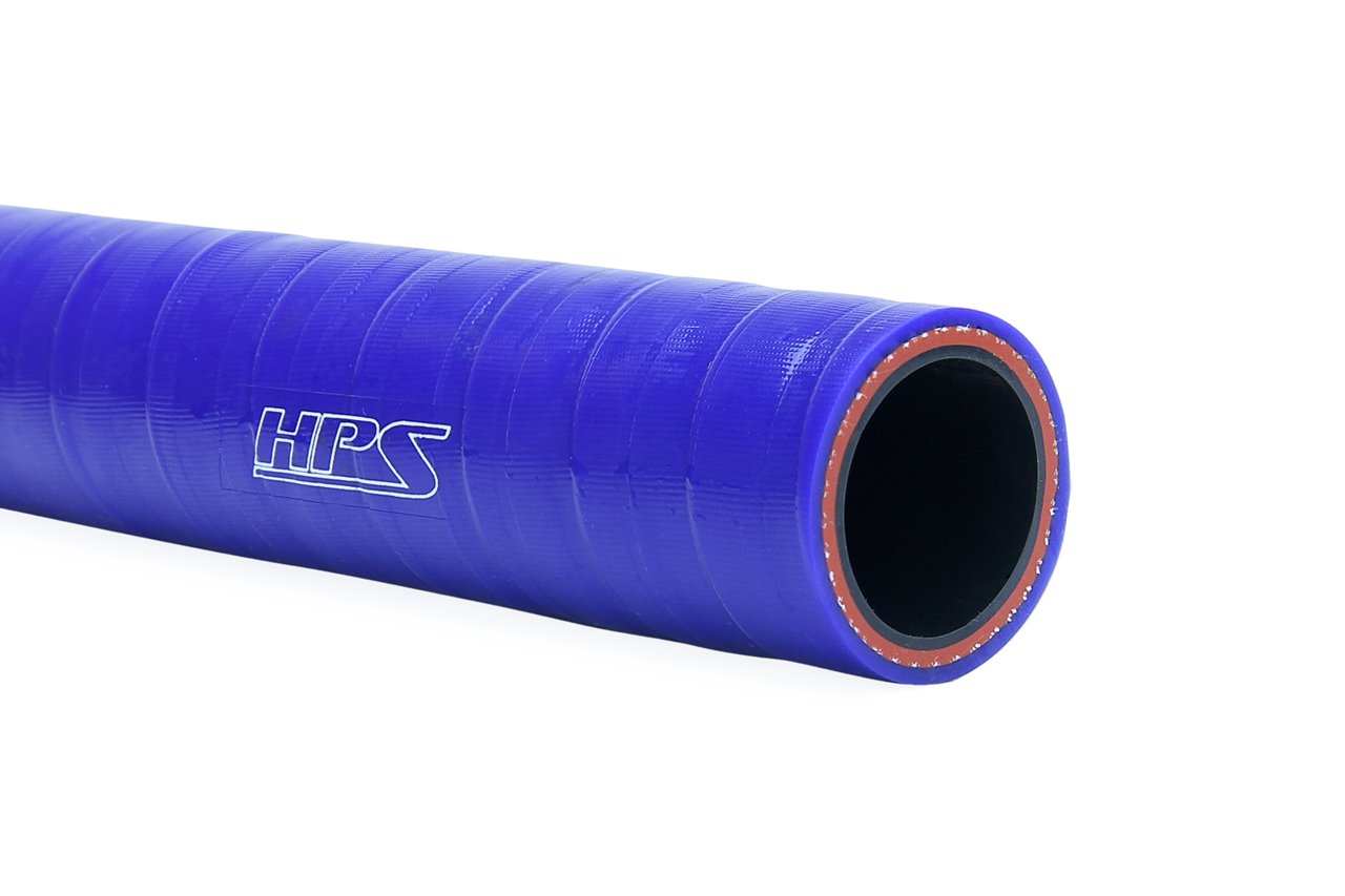 HPS Performance Products HPS 1/2" (13mm), FKM Lined Oil Resistant High Temperature Reinforced Silicone Hose, Black or Blue