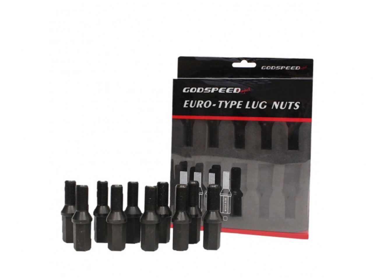 Godspeed Euro-Type Taper Cone Lug Bolts 10 Piece Set