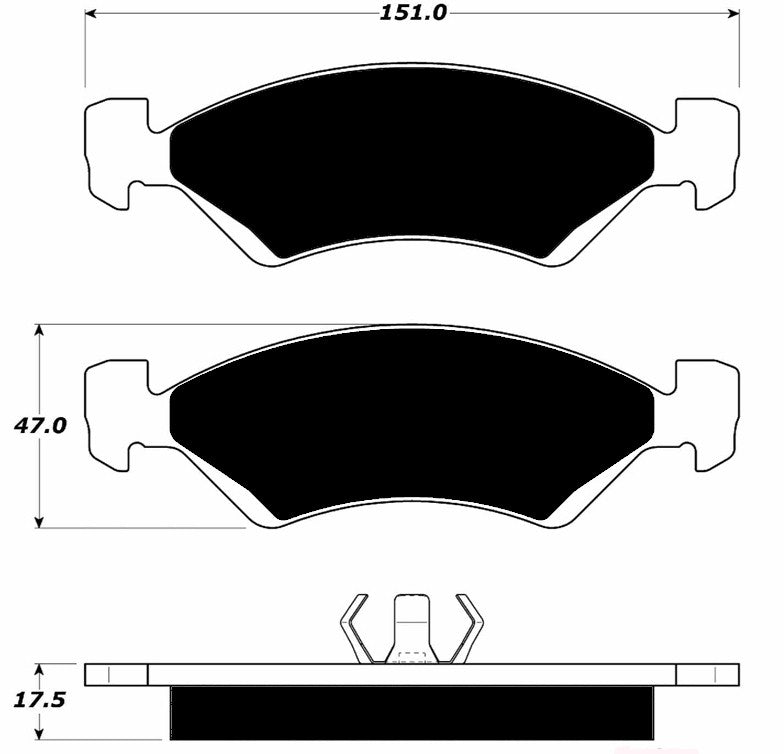 Porterfield Brake Pads for 1992 FERRARI Mondial
