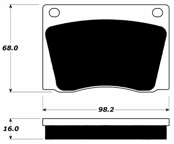 Porterfield Brake Pads for 1968 FERRARI 275