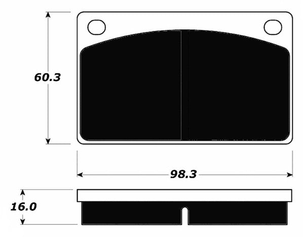 Porterfield Brake Pads for 1975 VOLVO 260 Series