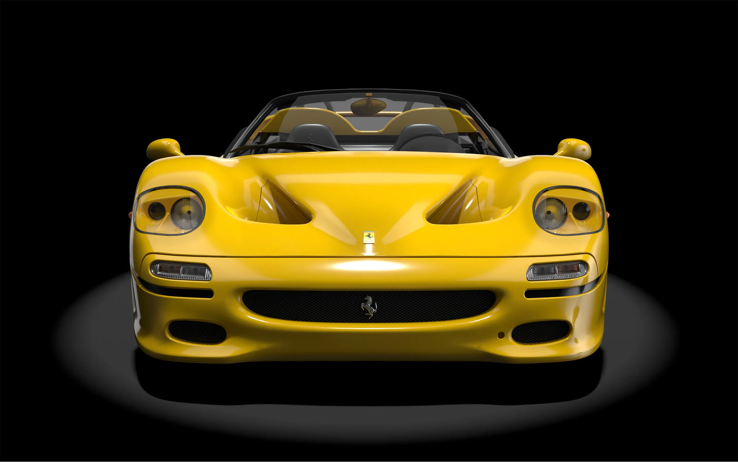 Pocher Ferrari F50 Giallo Modena (Yellow) 1:8