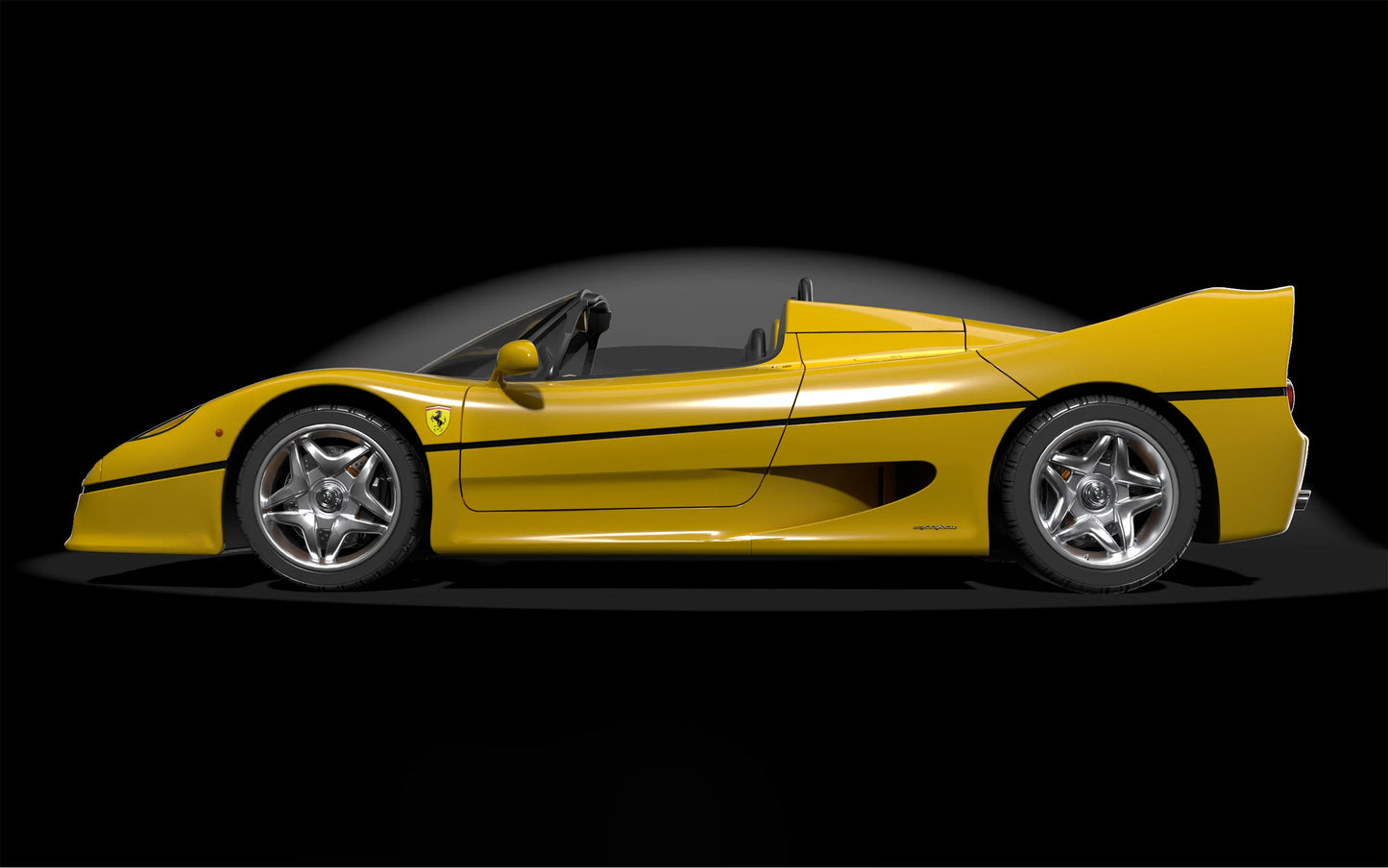 Pocher Ferrari F50 Giallo Modena (Yellow) 1:8