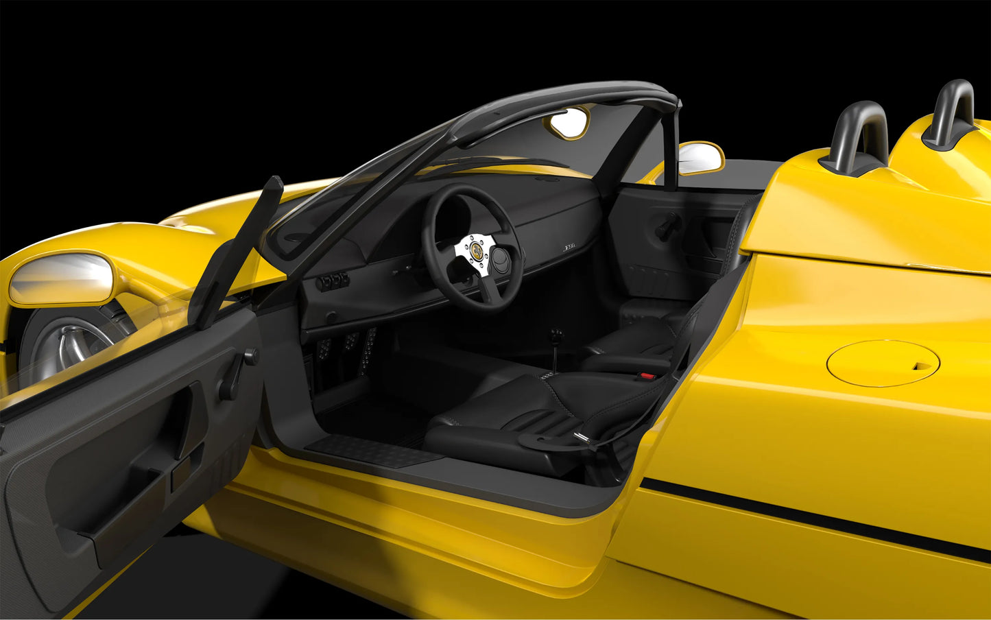 Pocher Ferrari F50 Giallo Modena (Yellow) 1:8