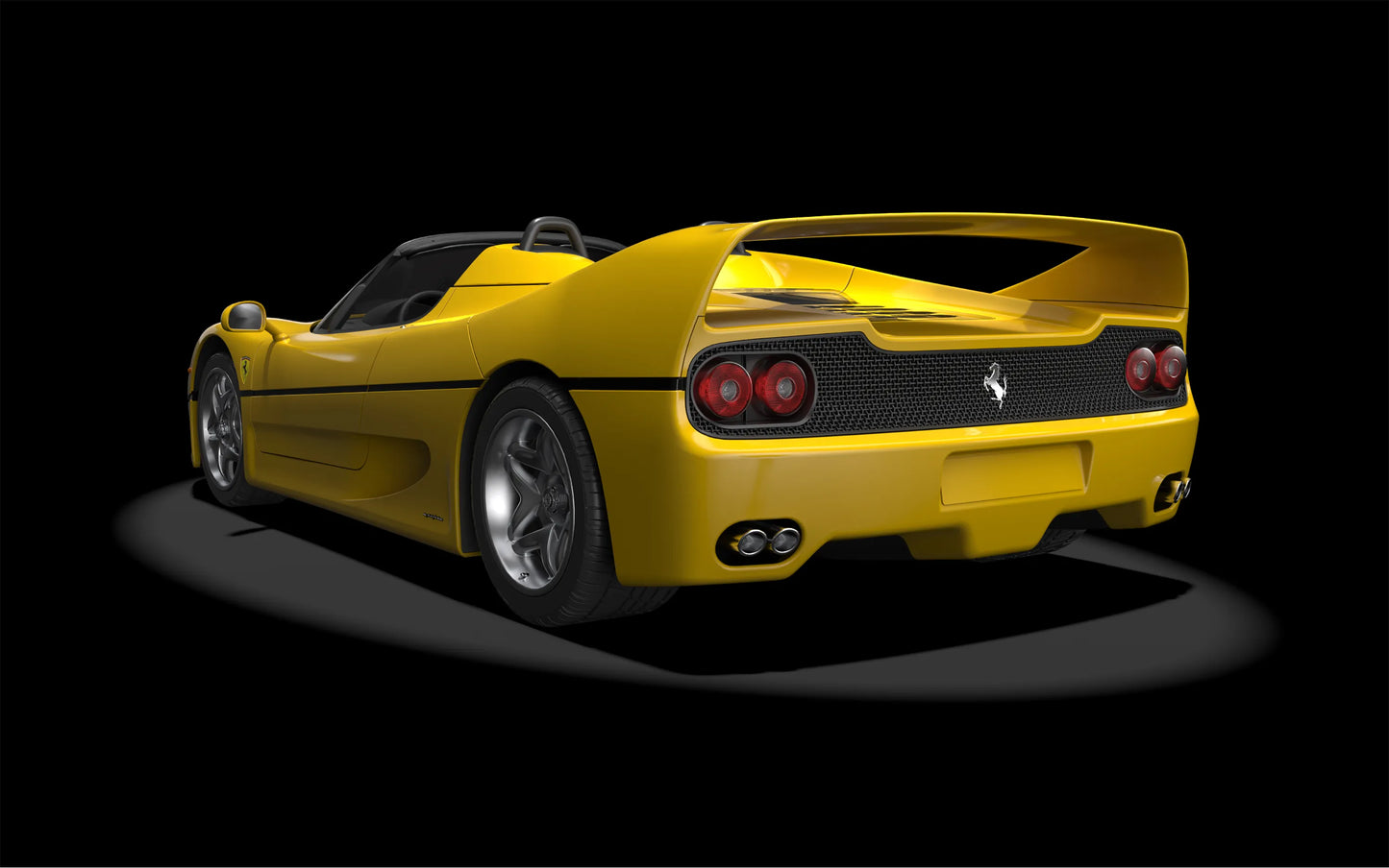 Pocher Ferrari F50 Giallo Modena (Yellow) 1:8
