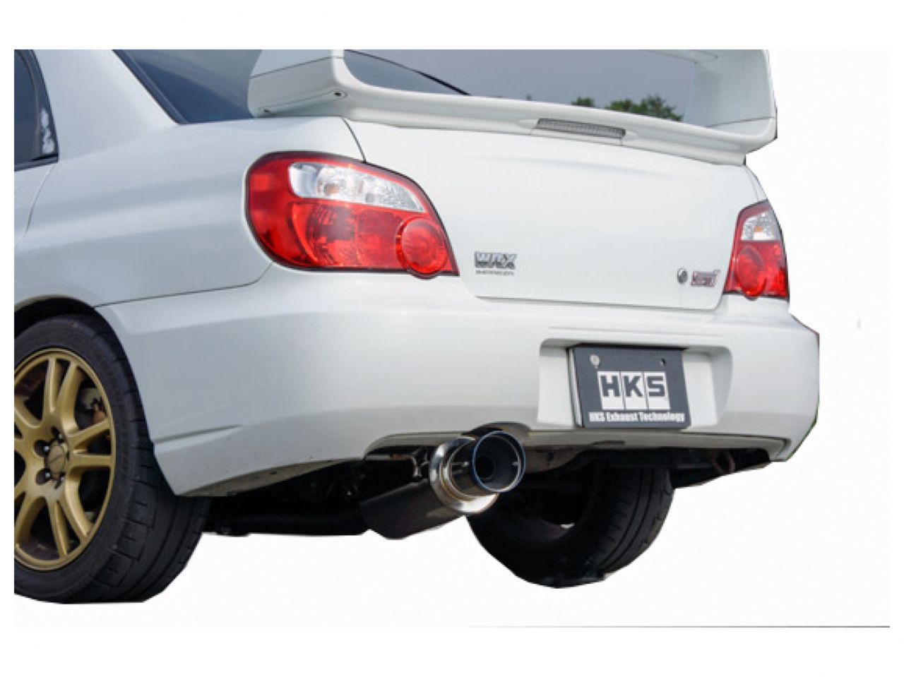 HKS Racing Muffler Impreza GD