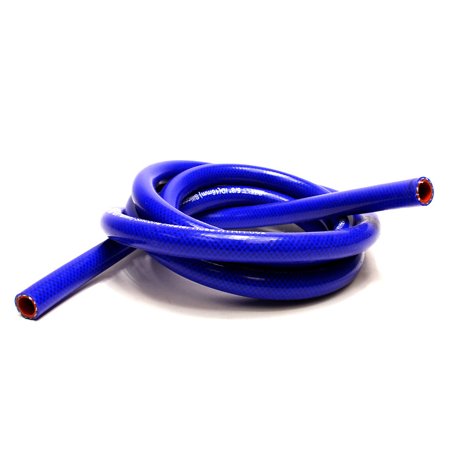 HPS High Temp 1" ID (25mm) Reinforced Blue Silicone Heater Hose