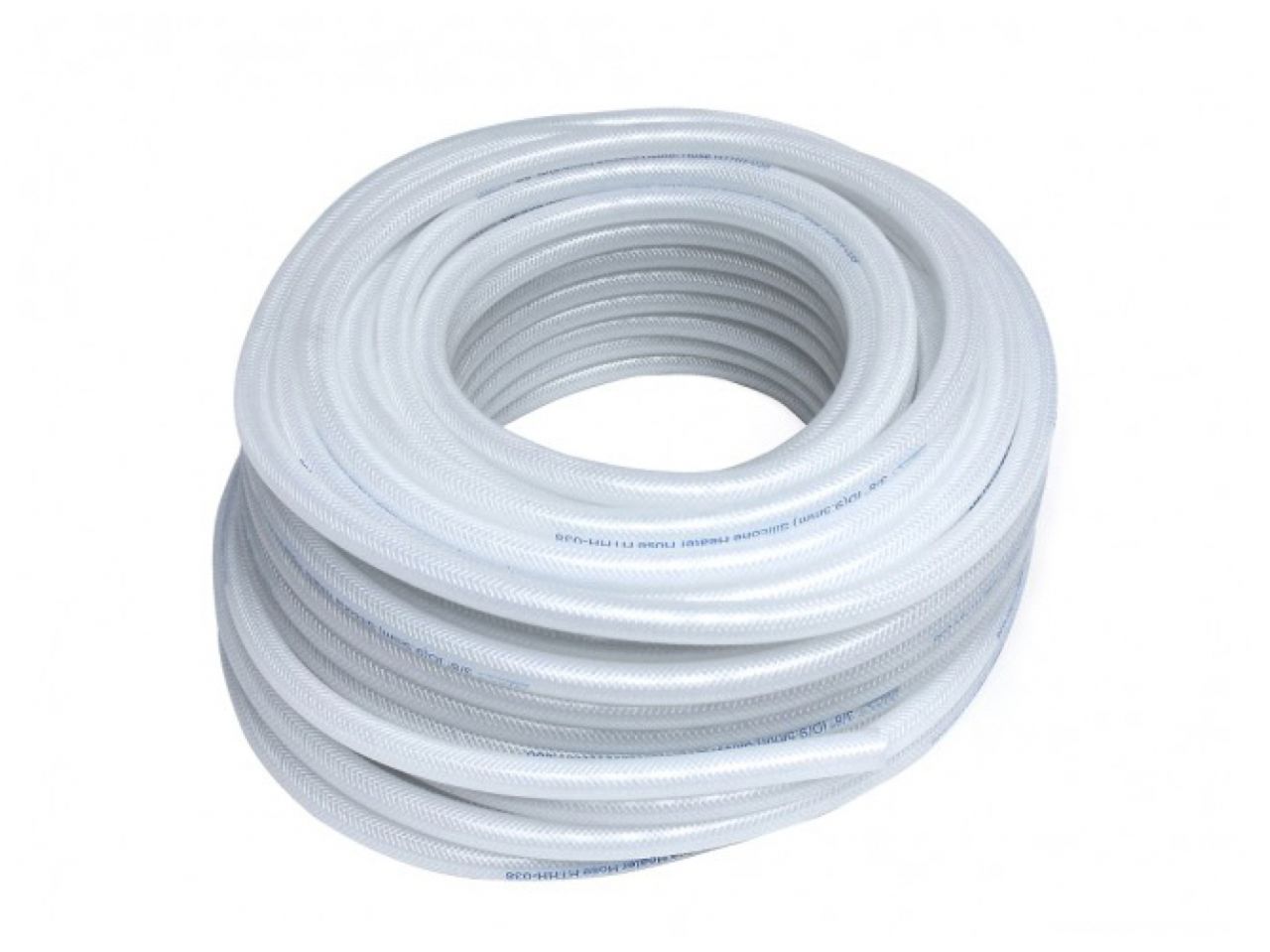 HPS High Temp 1/2" ID (13mm) Reinforced Silicone Heater Hose Clear - 100F
