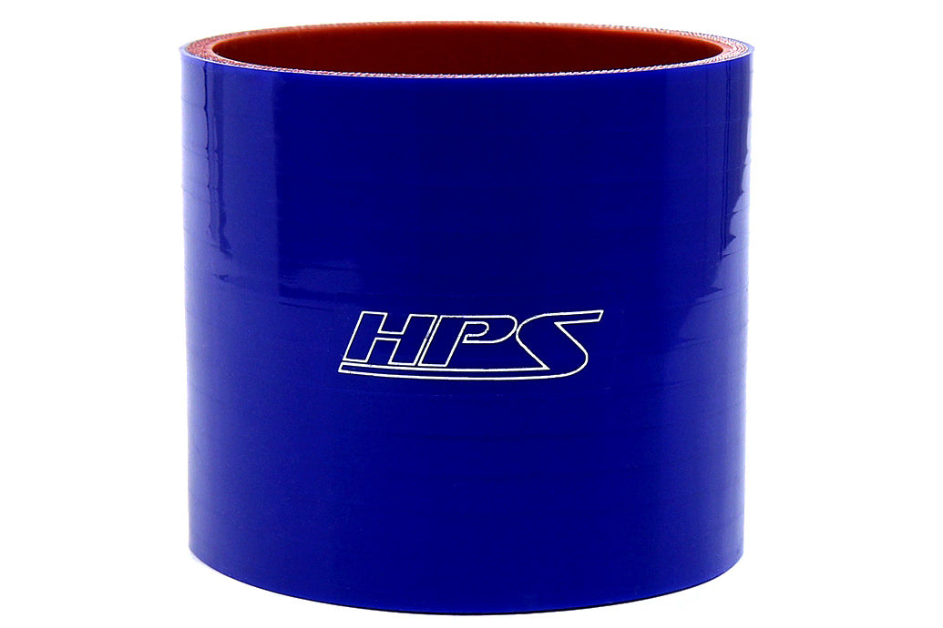 HPS Performance Products HPS 3-1/2" (89mm) Silicone Straight Coupler Hose, High Temperature 4-ply Reinforced