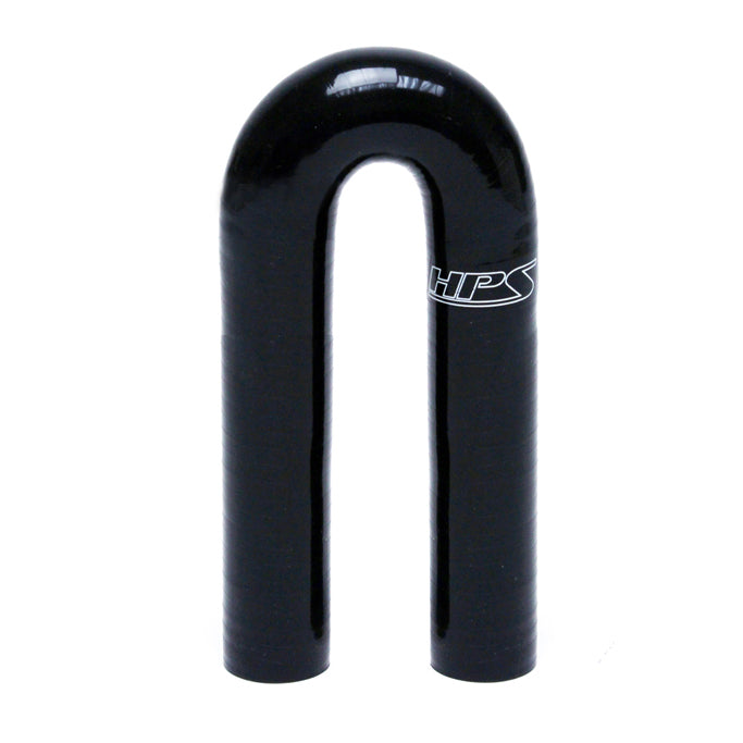 HPS Performance Products HPS 1-1/2" Silicone 180 Degree U Bend Elbow Coupler Hose, High Temp 4-ply Reinforced (38mm ID)