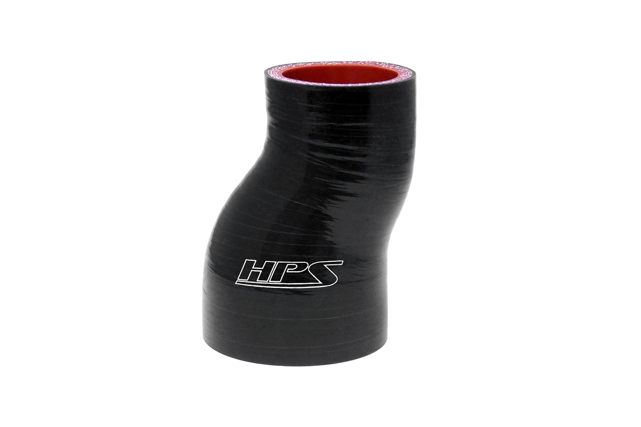 HPS Performance Products HPS 2-1/2" - 3" Silicone Offset Reducer Coupler Hose, High Temperature 4-ply Reinforced