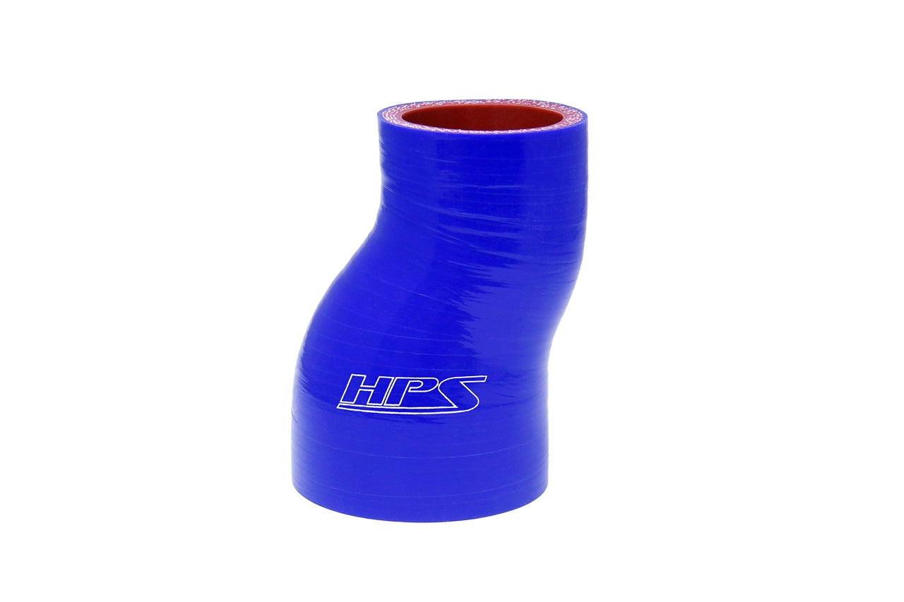HPS Performance Products HPS 2-1/2" - 3" Silicone Offset Reducer Coupler Hose, High Temperature 4-ply Reinforced