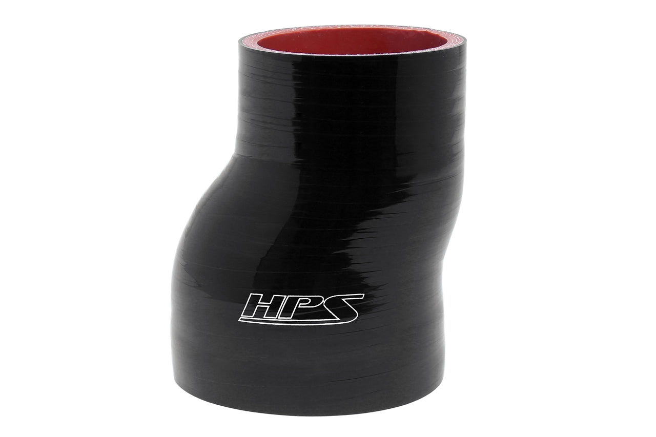 HPS Performance Products HPS 3" - 3-1/2" Silicone Offset Reducer Coupler Hose, High Temperature 4-ply Reinforced