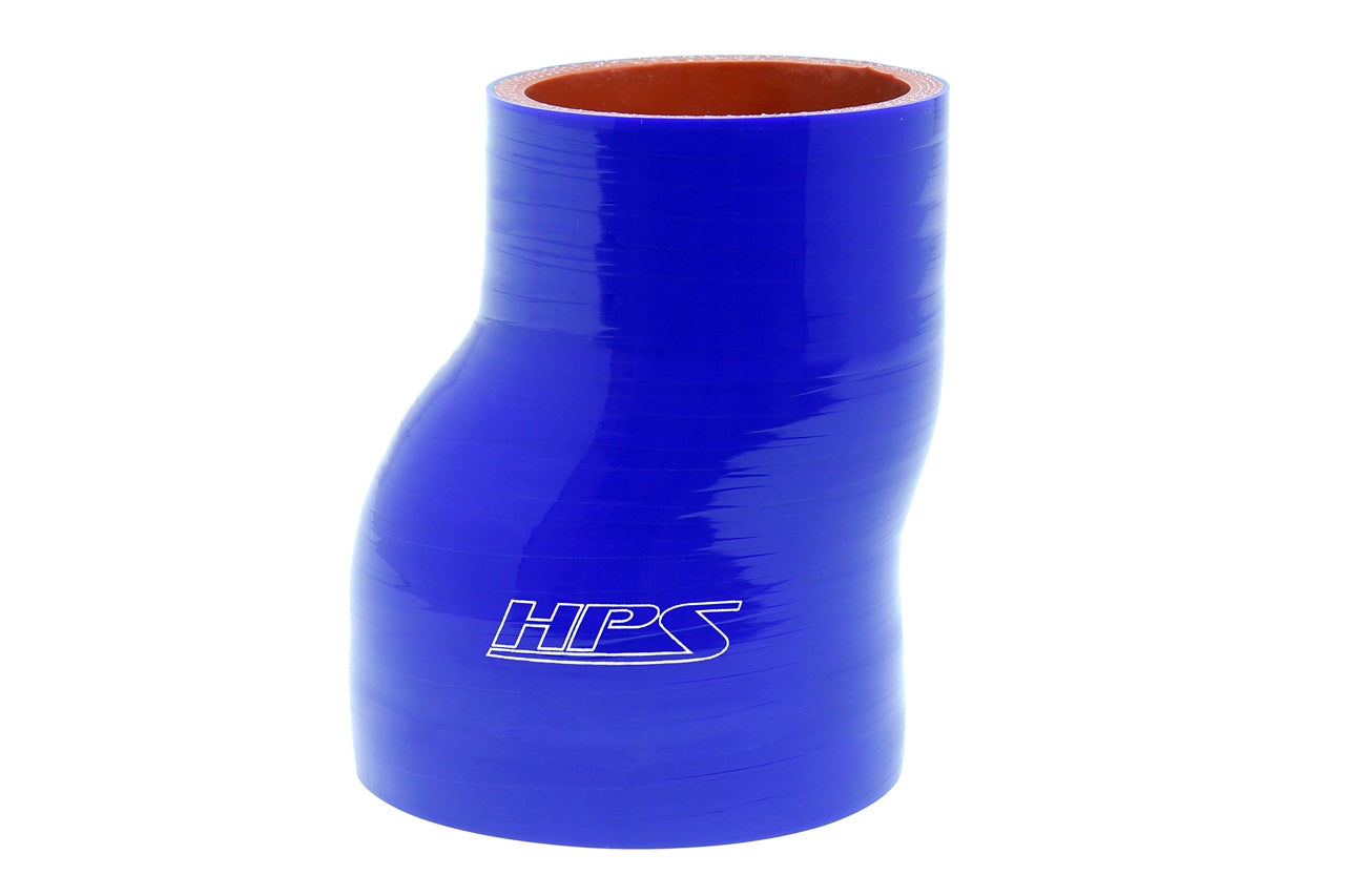 HPS Performance Products HPS 3" - 3-1/2" Silicone Offset Reducer Coupler Hose, High Temperature 4-ply Reinforced