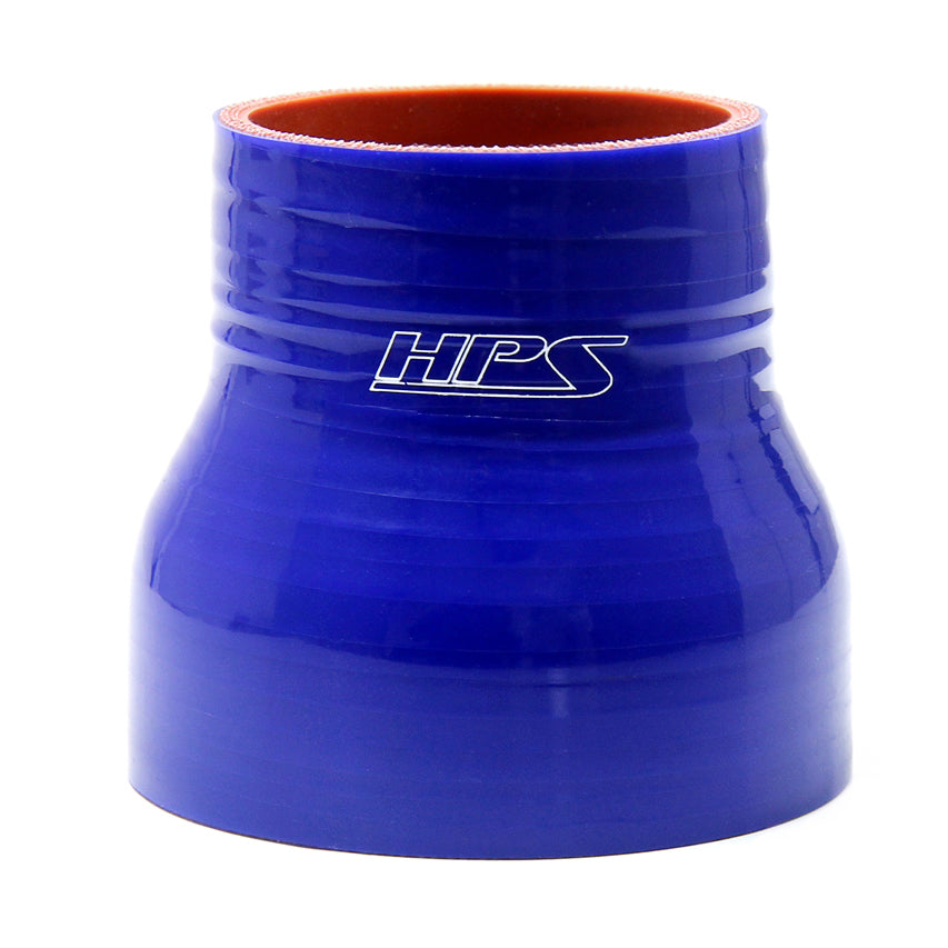 HPS Performance Products HPS 3" - 3-1/2", Silicone Straight Reducer Coupler Hose, High Temp 4-ply Reinforced, 76mm - 89mm