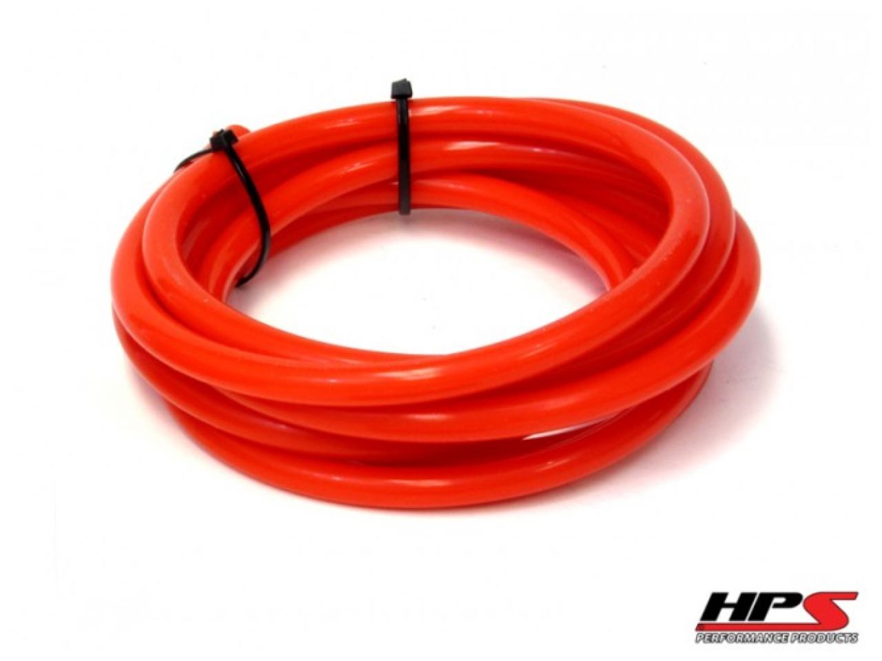 HPS 1/4" (6mm) ID Red High Temp Silicone Vacuum Hose - 10 Feet Pack 0K0WD
