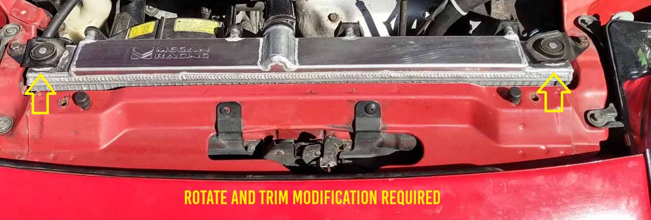 Megan Racing Radiator 2 Row for Mitsubishi 3000GT VR4 - MR-RT-M3GT