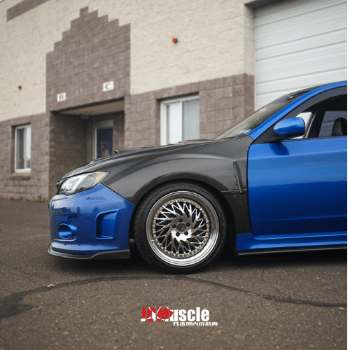JDMuscle [08-14 WRX/STI] Spec CS Carbon Fiber Side Skirt