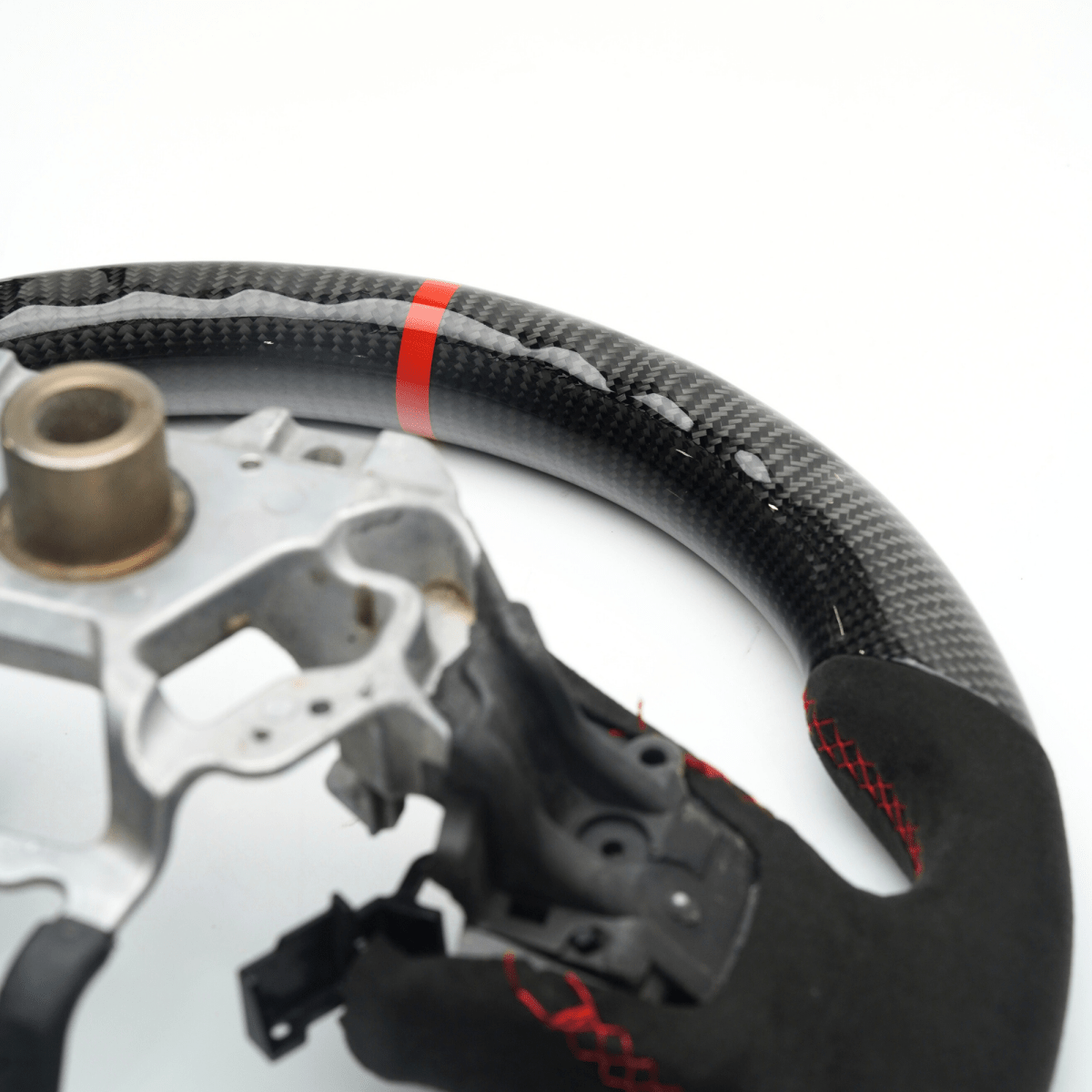JDMuscle [17+ Infiniti Q50/Q60] Carbon-Lite Series Steering Wheel *Clearance*