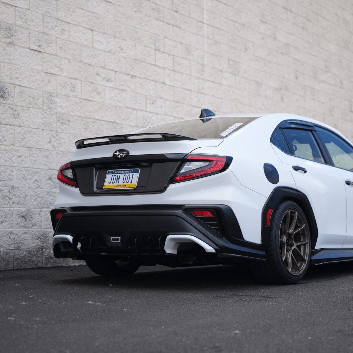 JDMuscle [22-26 WRX Base Only] Vacuum Infused V8 Carbon Fiber Duck Bill