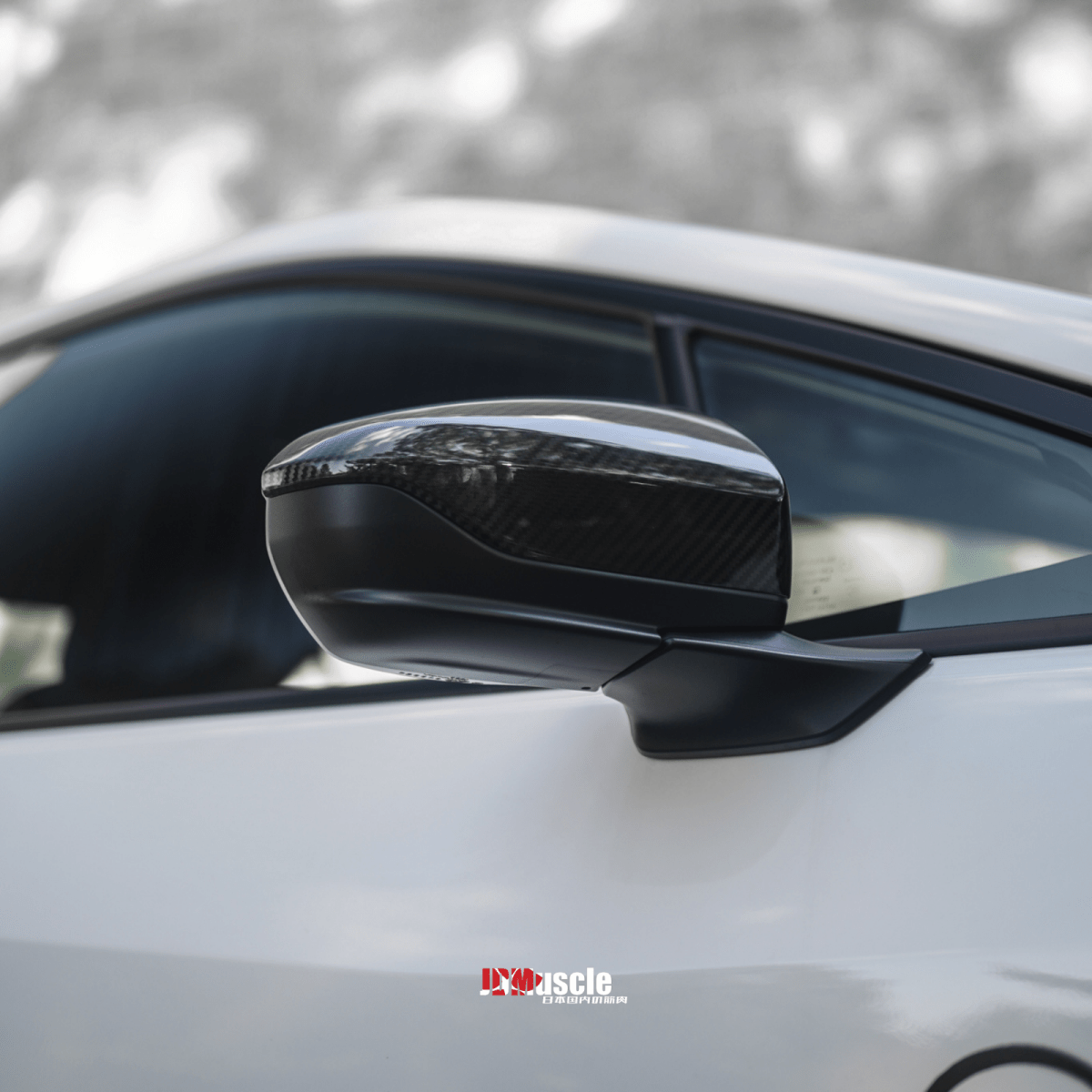 JDMuscle [22-26 WRX] Carbon Fiber Side Mirror Covers