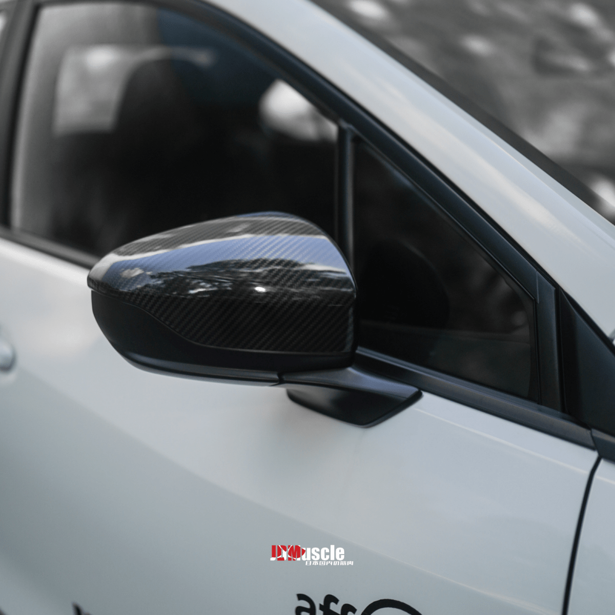 JDMuscle [22-26 WRX] Carbon Fiber Side Mirror Covers