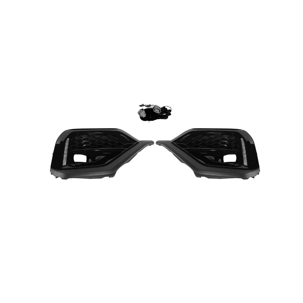 JDMuscle [22-26 WRX] JDM Style Fog Light Bezel w/ DRL(Parking Light Activated) and Turn Signal (Sequential Model Available)
