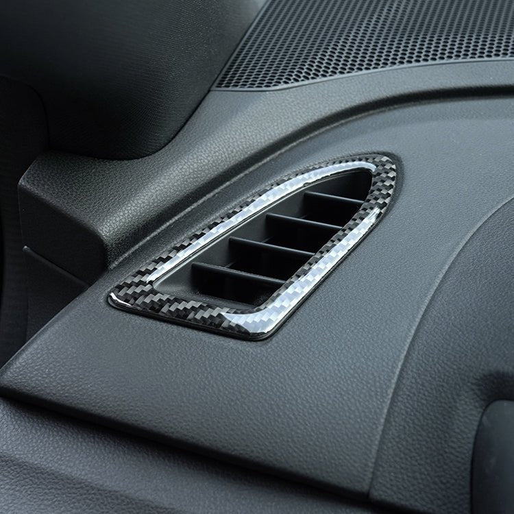JDMuscle [22-26 WRX] P&S Series Carbon Fiber Dash AC Trim 2 PC | Black Carbon Fiber/ Red Carbon Fiber*Clearance*No Returns*