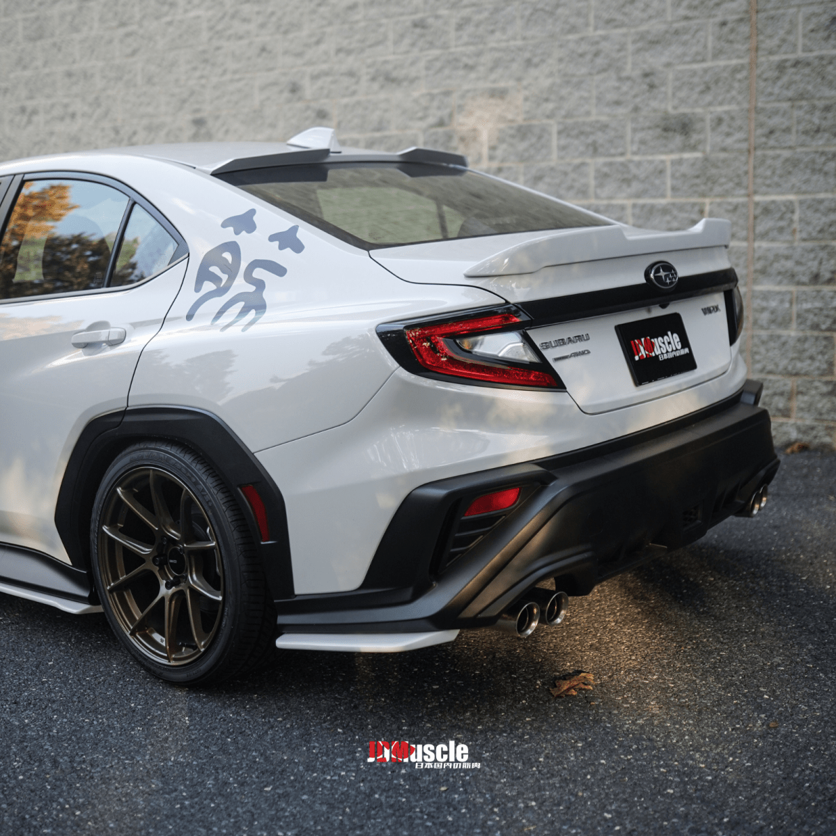 JDMuscle [22-26 WRX] Spec STI Rear Spats | Paint Matched or ABS